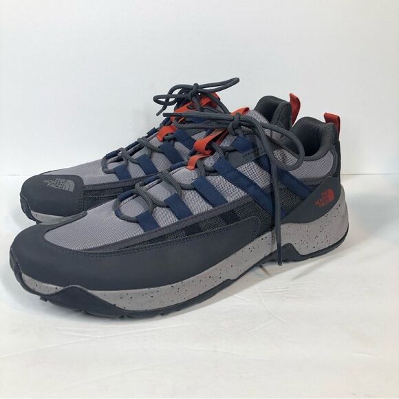 The North Face Trail Escape Crest Trail Running Sneakers Blue Gray Mens Size 14 - Picture 1 of 9